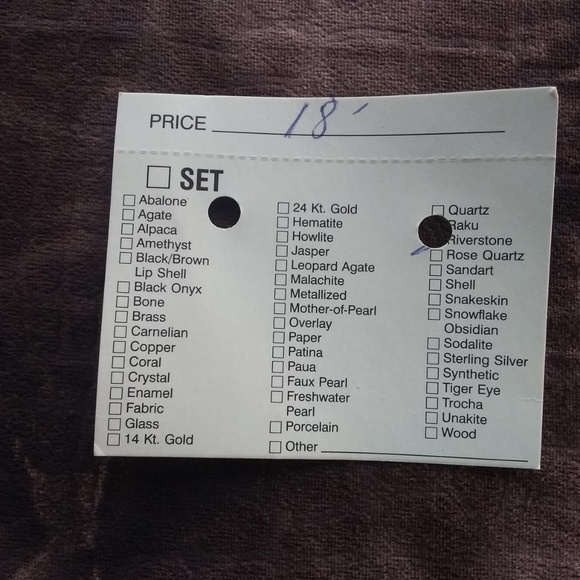 Vintage Karla Jordan - Genuine Riverstone Earrings - Picture 3 of 5